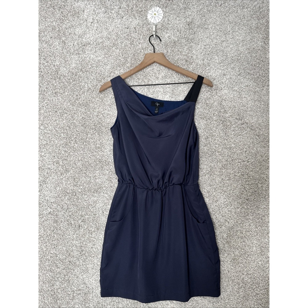 Aqua Women's‎ Dress Size Small Navy Blue Tank Mini Dress With Pockets